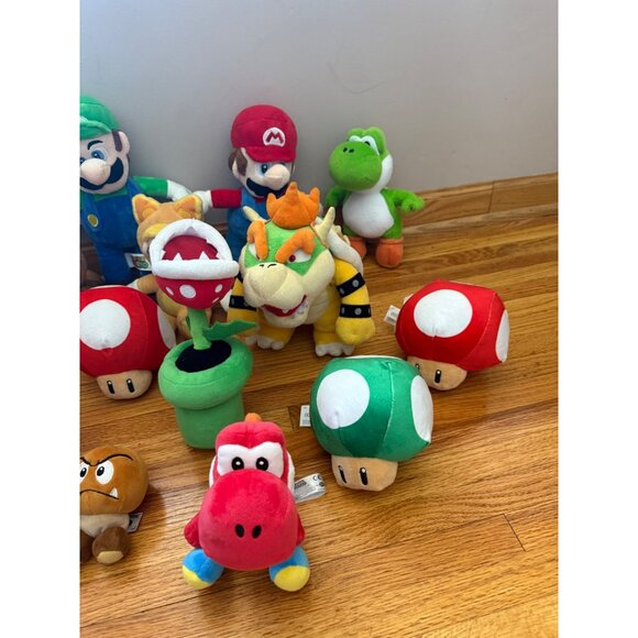 18 Super Mario Plush Toy Collection Featuring Mario Luigi Yoshi & More - Picture 4 of 4